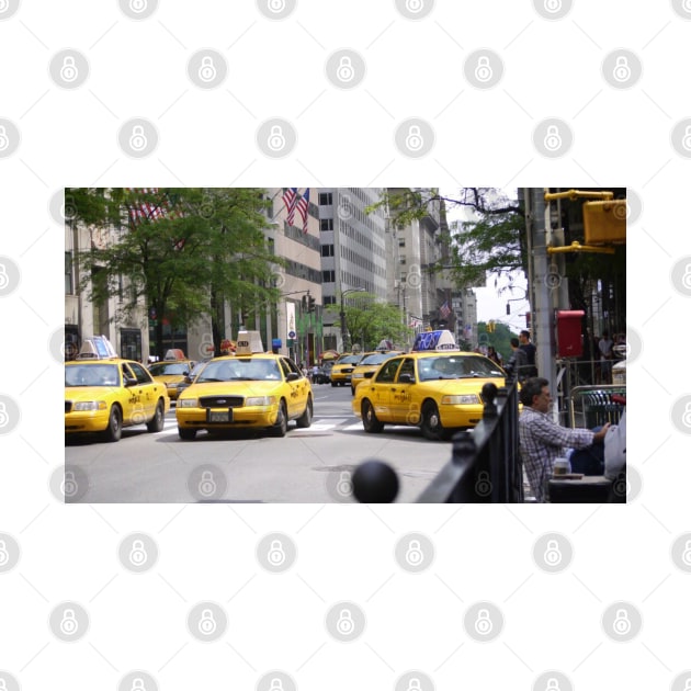 New York 5th Ave Yellow Cabs by jalfc46