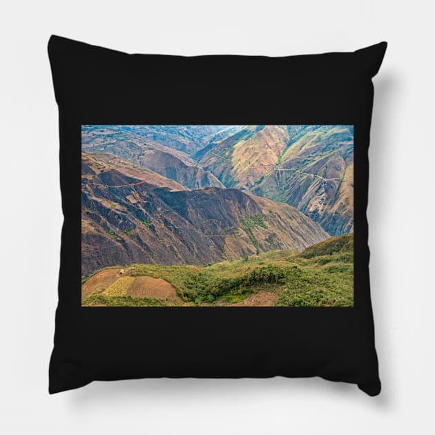 Kuelap View, Peru. Pillow by bulljup