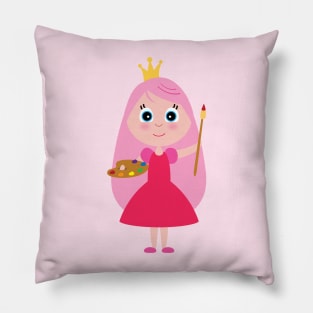 Cute Artist: Princess of My Heart Pillow