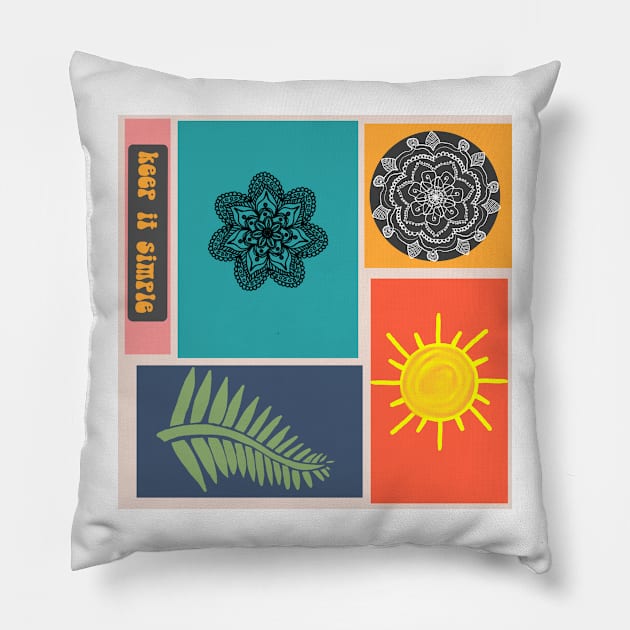 Geometric Mashup Pillow by lilydlin