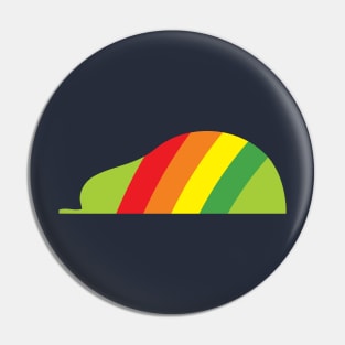 Rainbow Pear Art Pin