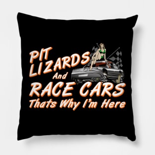 Funny Auto Racing Pillow