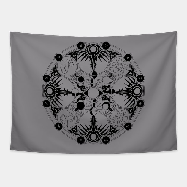 magic circle Tapestry by usastore