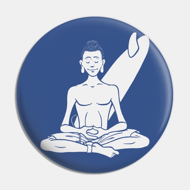 Ocean Buddha Pin by danrop