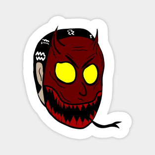 Oni Mask - Graphic Tee Magnet