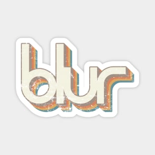 Blur Retro Vintage Magnet