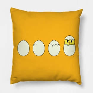 Hatching chicken egg Pillow