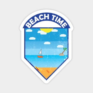 Beach Time Magnet