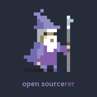 8-bit Open Source Sorcerer - Programming T-Shirt
