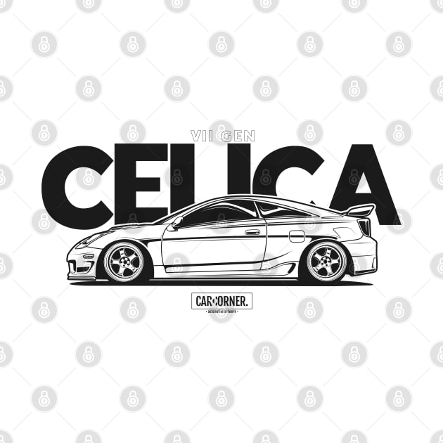 JDM - Celica VII Gen - CarCorner by CarCorner - Automotive Artwork