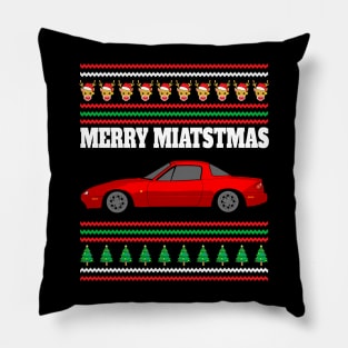 Mazda Miata MX-5 NA Merry Miatstmas Pillow