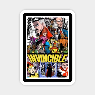 Invincible Poster Manga Style Magnet