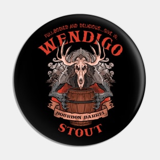 Wendigo Bourbon Barrel Stout Pin