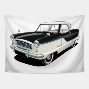 Austin Metropolitan in two tone black and white Tapestry