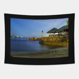 Night at the beach Tapestry