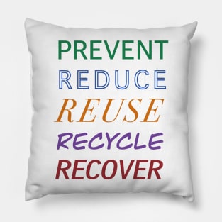 The Waste Hierarchy Pillow
