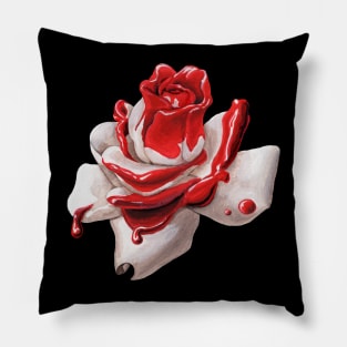 Paint the roses Red Pillow