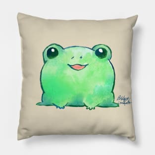 Watercolor Fwog Pillow