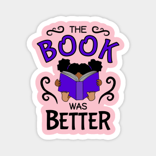 The book was Better - cute girl Magnet