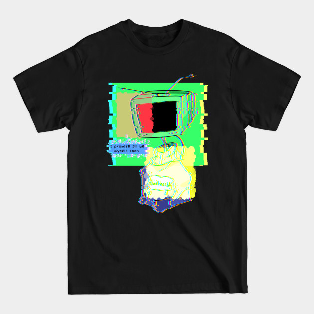 Disover Glitching - Mental Health - T-Shirt