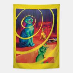 Cosmic Caterwaul Tapestry