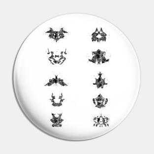 Collection of Rorschach inkblot tests Pin