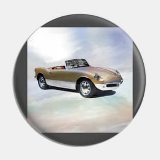 Vintage Alfa Romeo in watercolor Pin