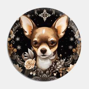 Brown Chihuahua Pin