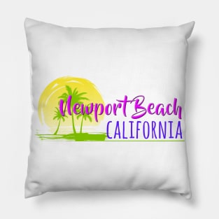 Life's a Beach: Newport Beach, California Pillow