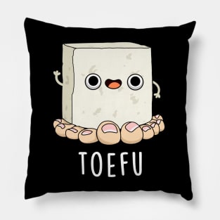 Toe-fu Cute Tofu Pun Pillow