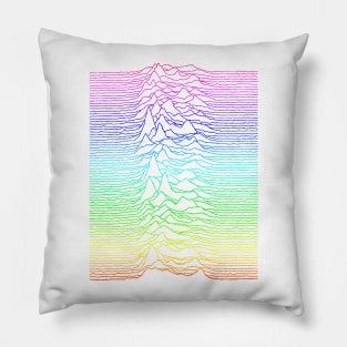 SciAm Pulsar Rainbow Pillow