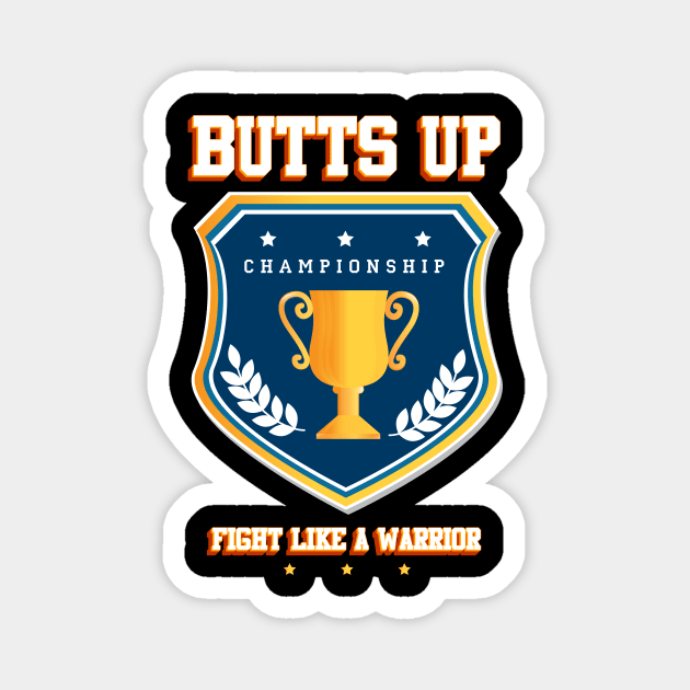 Butts Up Magnet by Baim_Art