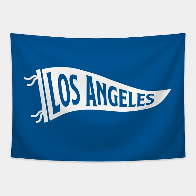 Los Angeles Pennant - Blue Tapestry by KFig21