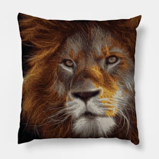 LION Pop Art Pillow