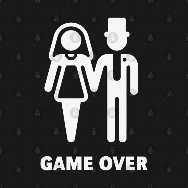 Discover Game Over (Stag Party / Hen Night / White) - Mission Accomplished - T-Shirt