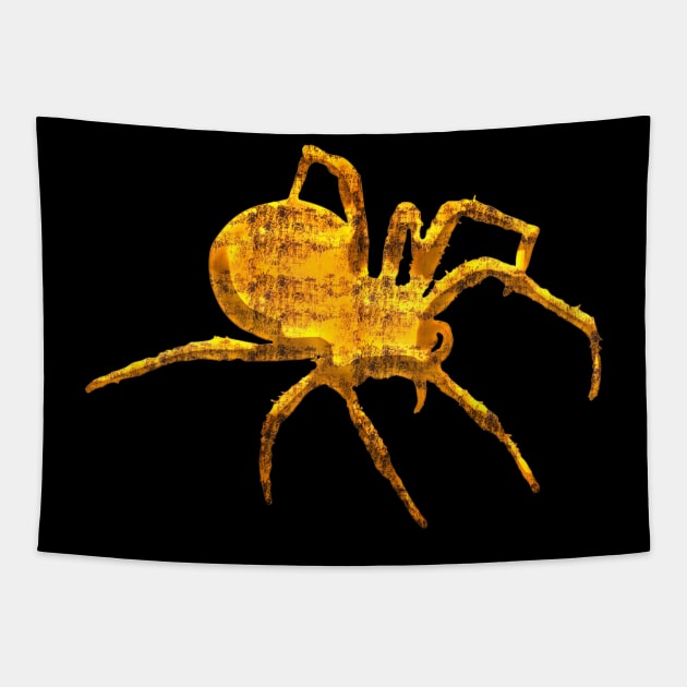 Gold Spider Tapestry by chelbi_mar