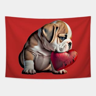 English Bulldog Tapestry