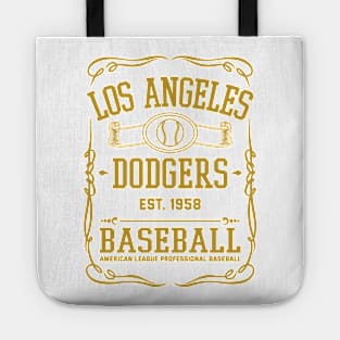 Vintage Dodgers American Baseball Tote