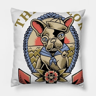 Sailor dog Pillow