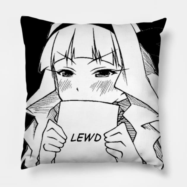 That's just lewd Pillow by Iamthepartymonster