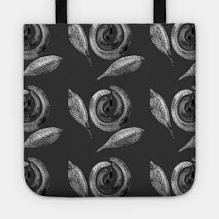 Trendy seamless black-white pattern with winter flowers and leaves, isolated. Boho watercolor roses, peonies in trendy earthy colors, tones. Botanical illustration for the fabric, covers, packaging. Tote