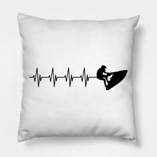 Jet Ski Heartbeat Pillow