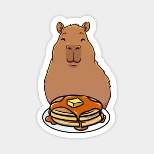 Capybara Pancakes Magnet