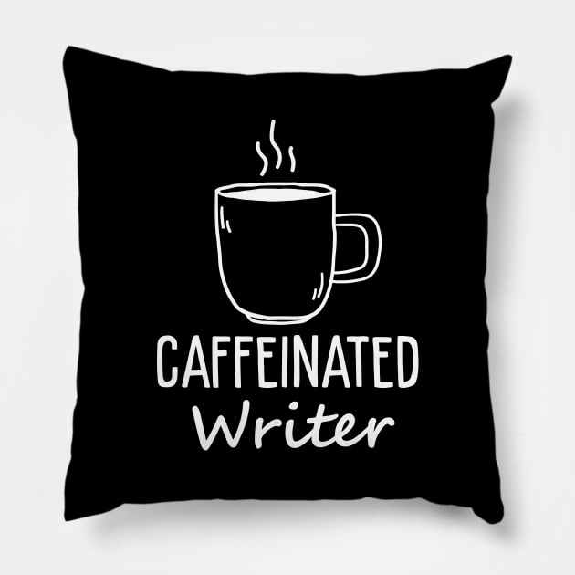 Caffeinated Writer Pillow by amalya