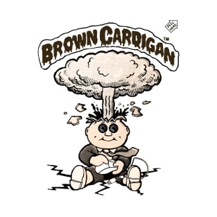 Brown Cardigan Collab Tee T-Shirt