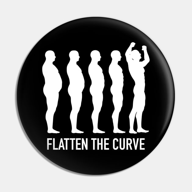 Flatten The Curve Pin by Torozon