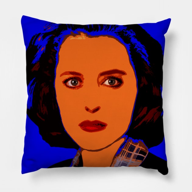 gillian anderson Pillow by oryan80