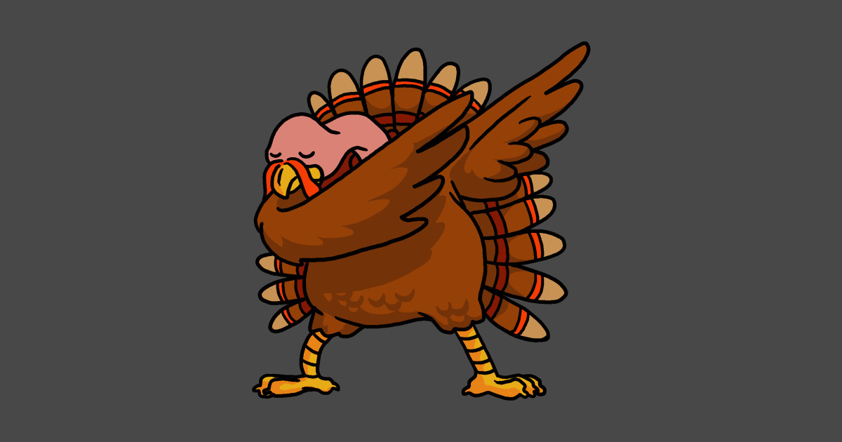 Dabbing Turkey Thanksgiving Shirt Funny Turkey Dab Tshirt Christmas