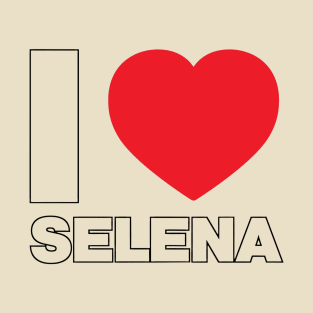 I Love Selena // Vintage Style Design T-Shirt