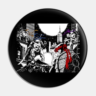 TMNT ninjas by night Pin